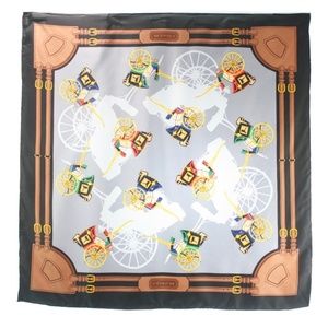 Coach Accessories - COACH WAGON PRINT SILK SCARF Coach Accessories - COACH WAGON PRINT SILK SCARF